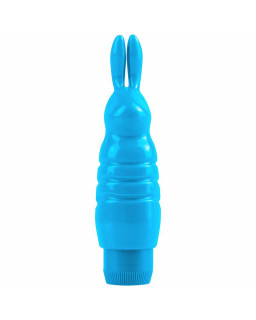 Neon Mini Vibrador Luv Touch Rabbit Azul