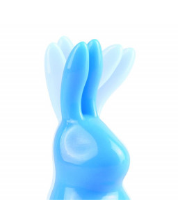 Neon Mini Vibrador Luv Touch Rabbit Azul