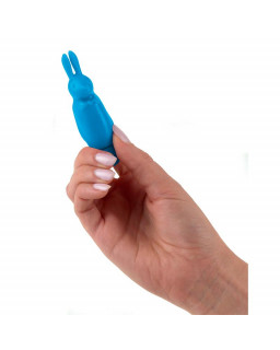 Neon Mini Vibrador Luv Touch Rabbit Azul