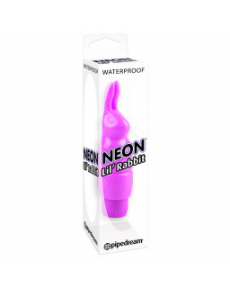 Neon Mini Vibrador Luv Touch Rabbit Purpura