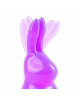 Neon Mini Vibrador Luv Touch Rabbit Purpura