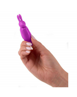 Neon Mini Vibrador Luv Touch Rabbit Purpura