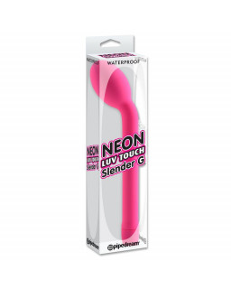 Neon Vibrador Luv Touch Slender Punto G Rosa