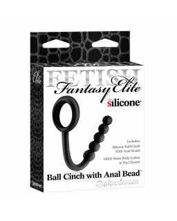 Fetish Fantasy Elite Perlas Anales con Anillo Testicular Negro