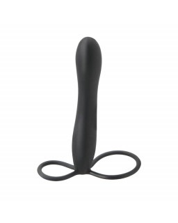 Fetish Fantasy Elite Double Trouble Dildo con Correa Negro