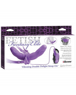 Fetish Fantasy Elite Arnes de Doble Deleite Vibrador Purpura