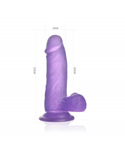 Dildo Jelly Studs 6 Purpura