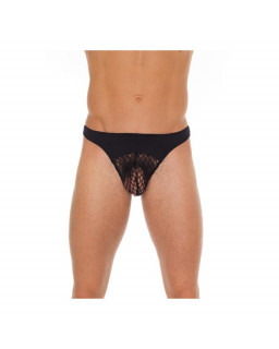 Tanga Rejilla Negro Talla unica