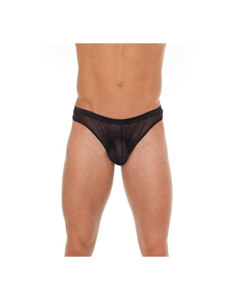 Tanga Rejilla Negro Talla unica