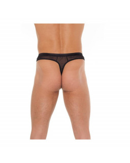 Tanga Rejilla Negro Talla unica