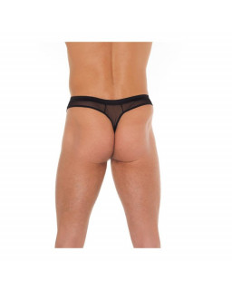 Tanga Rejilla Negro Talla unica