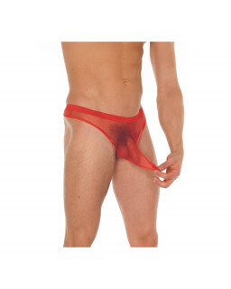 Tanga Rejilla Rojo Talla unica