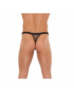 Tanga Rejilla Negro Talla unica