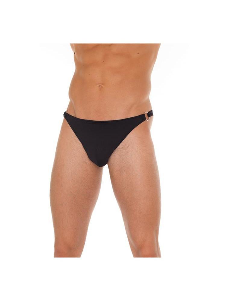 Tanga Negro con Hebilla Talla unica