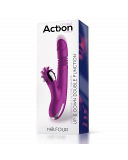 No Four Vibrador Up and Down y Rueda Estimuladora