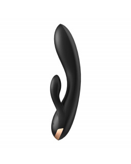 Double Flex Vibrador Punto G 3 Motores Satisfyer APP Connect Negro