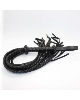 Flogger Trenzado 75 cm Negro