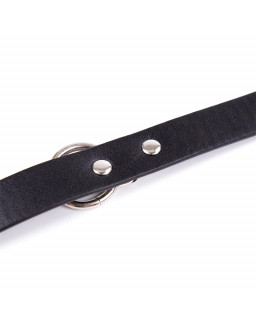 Collar con Cascabel Ajustable 43 cm Negro