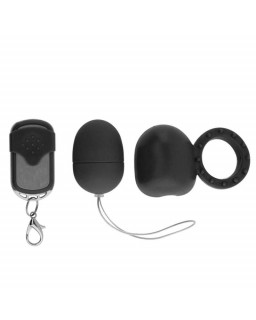 Anillo Vibrador con Control Remoto Negro