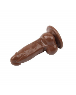 Dildo Jumbo Jack 6 con Vibracion marron