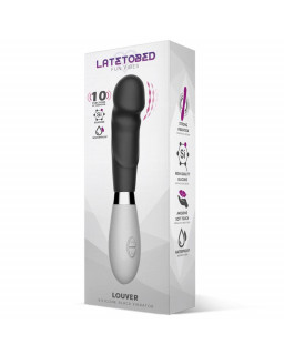 Louver Vibrador Silicona Negro