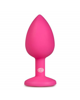 Plug Anal con Diamante Pequeno Rosa