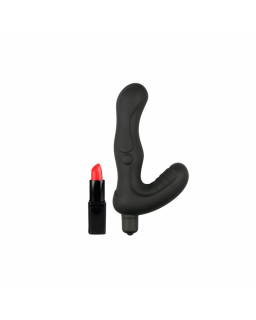 Vibrador Anal Estimulador Perineo Silicona Negro