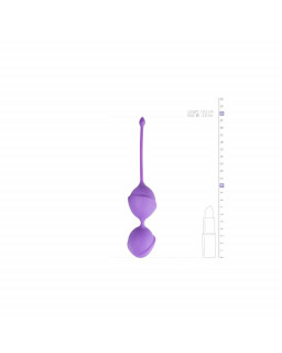 Bolas Vaginales Silicona Purpura