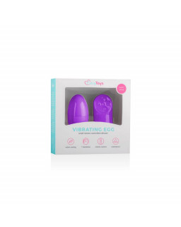 Huevo Vibrador Control Remoto Purpura