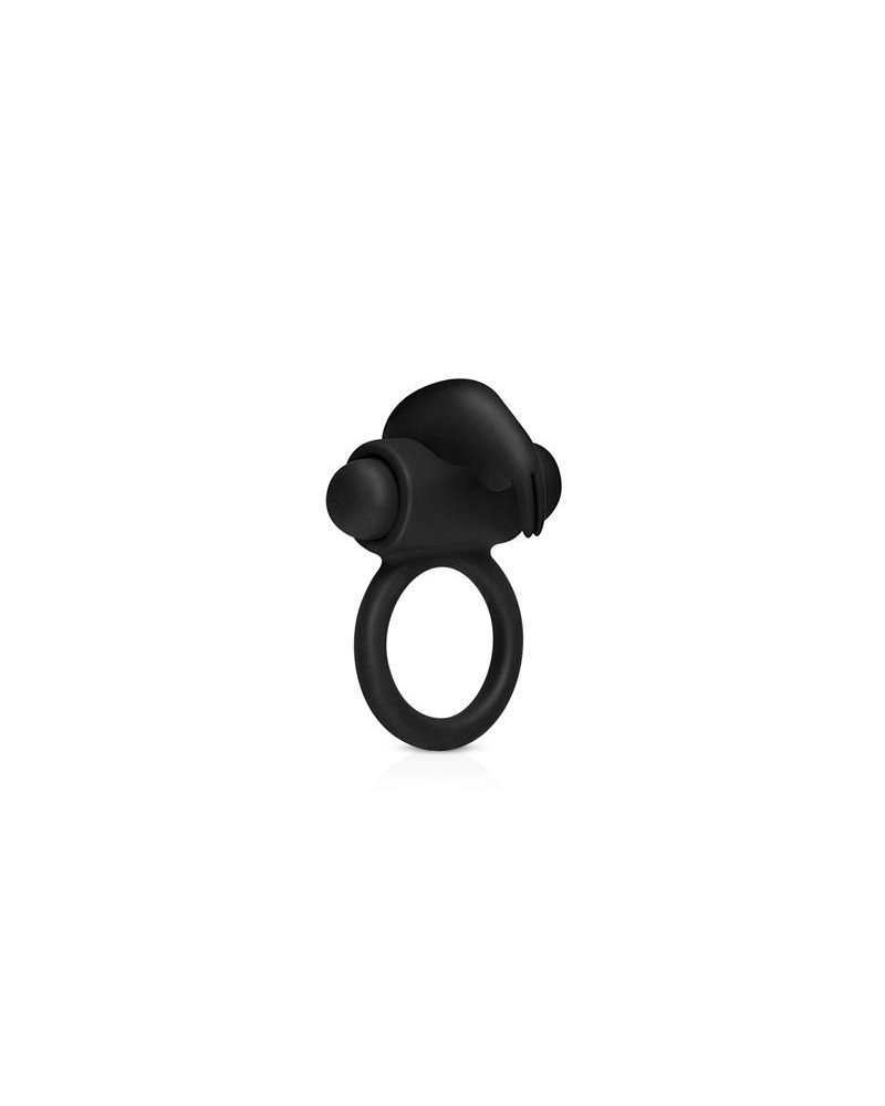 Anillo para Pene con Vibracion Conejito Silicona Negro