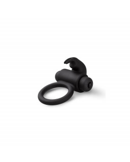 Anillo para Pene con Vibracion Conejito Silicona Negro