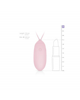 Huevo Vibrador Control Remoto USB Rosa