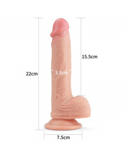 Dildo Nature 85 Silicona Liquida Natural