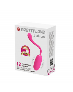 Huevo Vibrador Julius USB Silicona Rosa