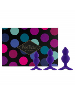 Bibi Twin Set de 3 Plugs Anales Purpura