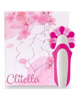 Clitella Estimulador Sexo Oral con Accesorios Rosa