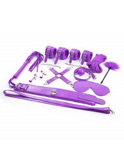 Set Bondage de 10 Piezas Purpura