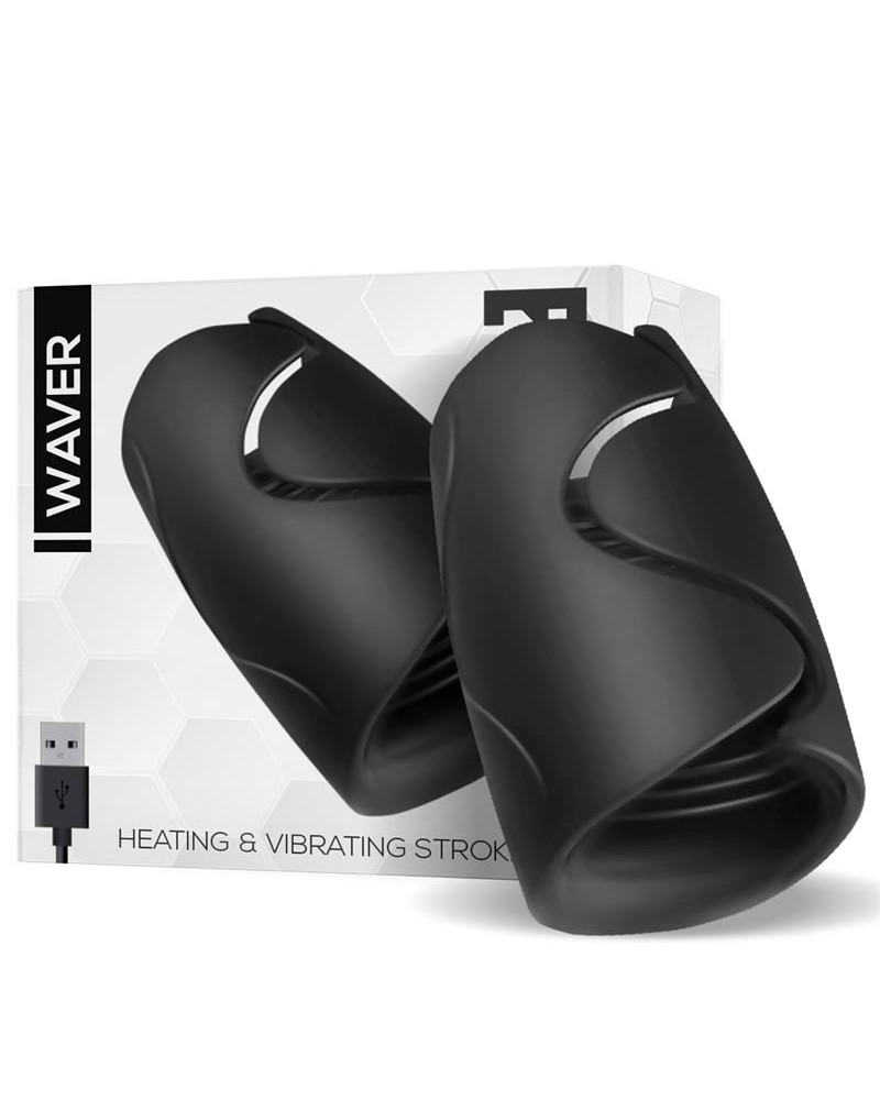 Waver Masturbador Masculino Funcion Calor y Vibracion Flexible USB Silicona