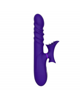 No Fourteen Vibrador Funcion Telescopica Ondulante y Lengua Alta Frecuencia Silicona Liquida USB