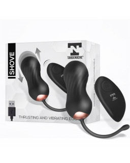 Shove Huevo con Movimiento Thrusting y Vibrador con Control Remoto