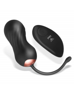 Shove Huevo con Movimiento Thrusting y Vibrador con Control Remoto