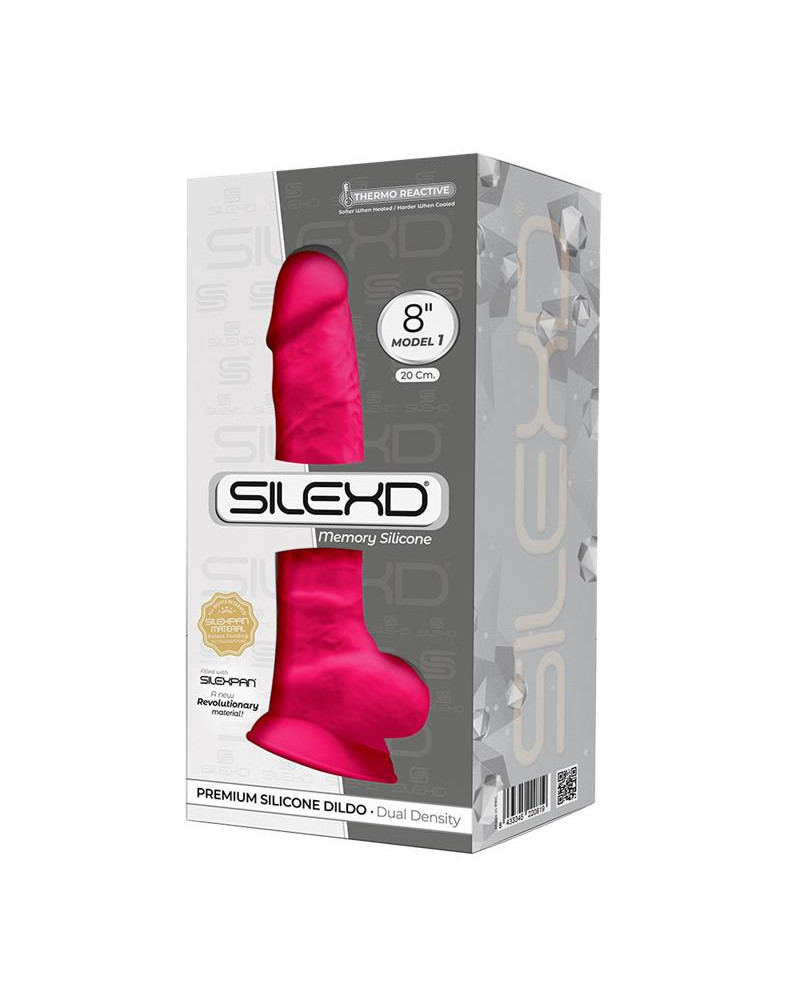 Dildo Dual Density Model 1 8 Rosa