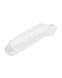 Funda para el Pene con Sujecion para Testiculos Mighty Transparente