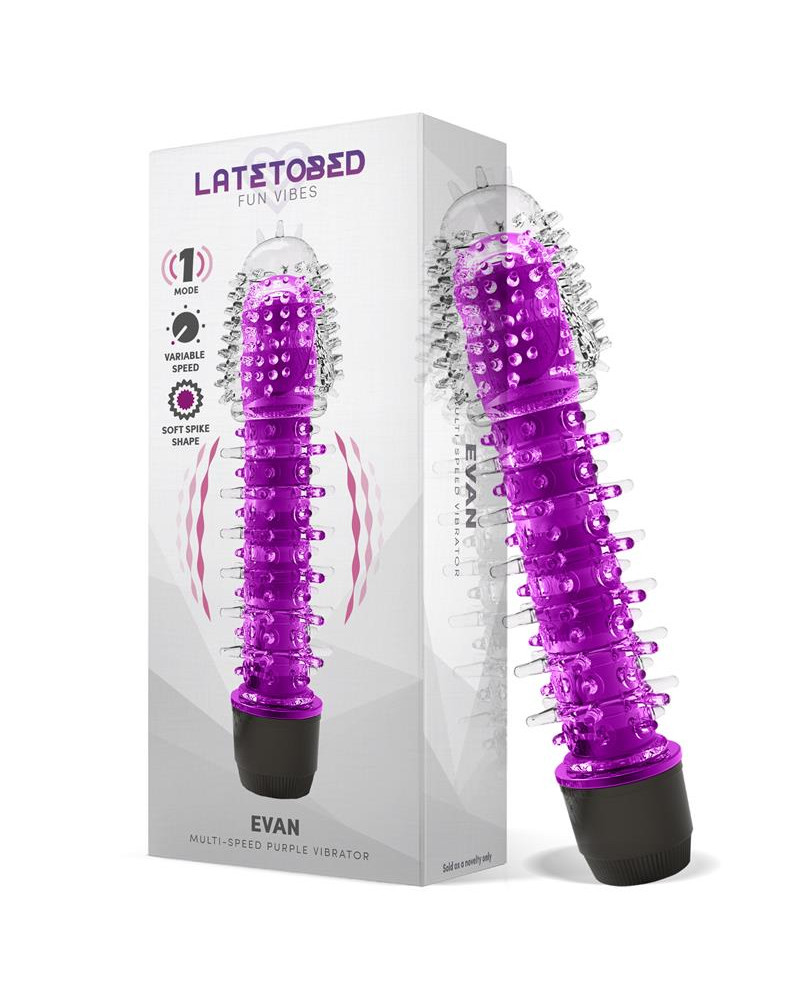 Evan Vibrador Multi Velocidad Purpura