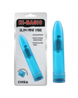 Vibrador Slim Mini Azul