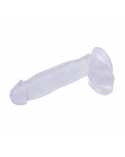 Dildo Hi Rubber 7 Transparente