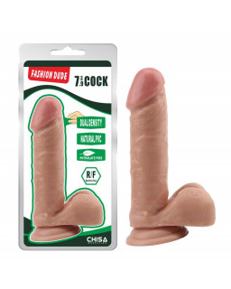 Dildo Dual density Fashion Dude 20 cm Color Natural