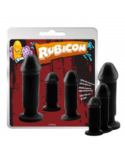 Kit 3 Plug Anal Evil Dark