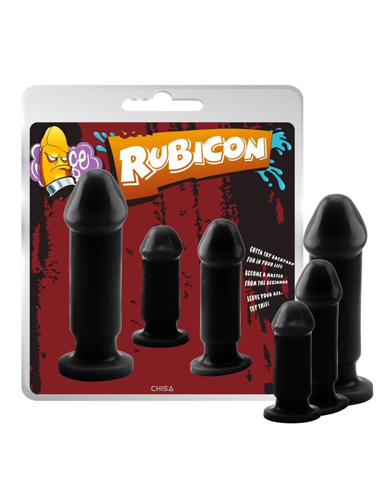 Kit 3 Plug Anal Evil Dark