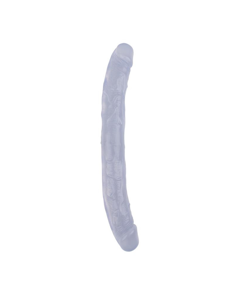 Dildo Doble Hi Rubber 128 Transparente